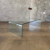 Modernist Bent Glass Coffee Table