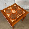 Danish Teak Tile Table Set