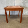 Danish Teak Tile Table Set