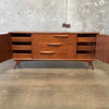 Mid Century Nine Drawer Walnut Dresser