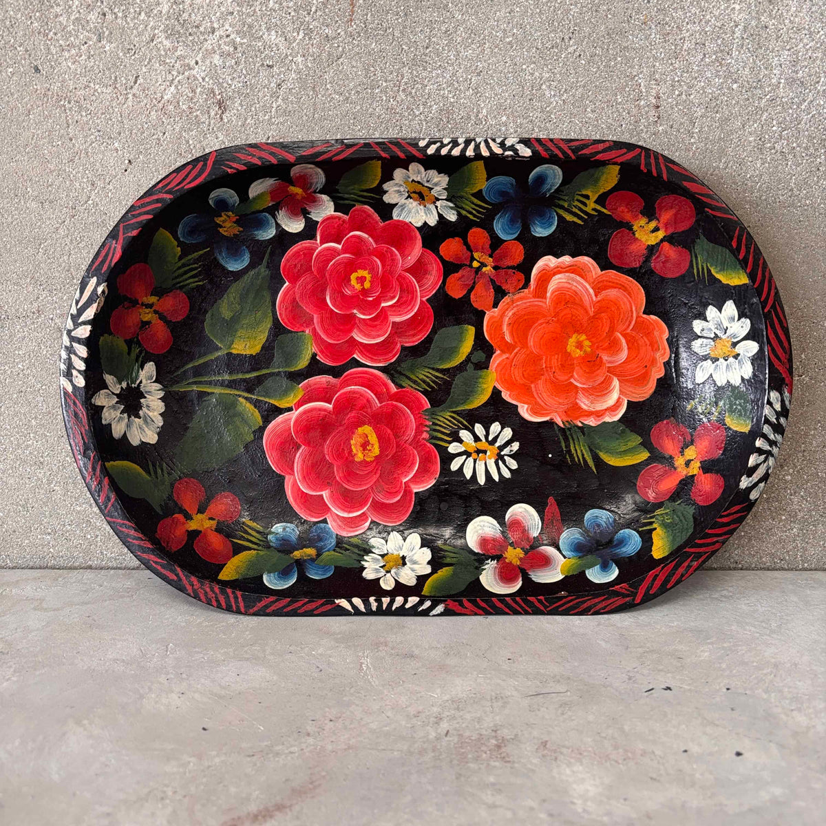 Vintage Batea Oval Plate - Mexico #2
