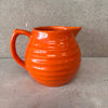 Orange Bauer Ringware Pitcher