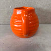 Orange Bauer Ringware Pitcher