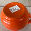 Orange Bauer Ringware Pitcher