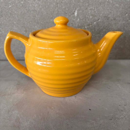 Bauer Ringware Mini Yellow Teapot