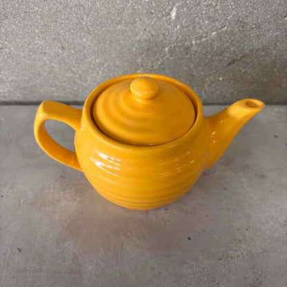 Bauer Ringware Mini Yellow Teapot