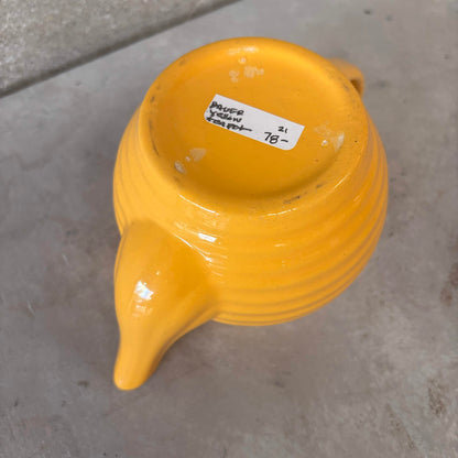 Bauer Ringware Mini Yellow Teapot
