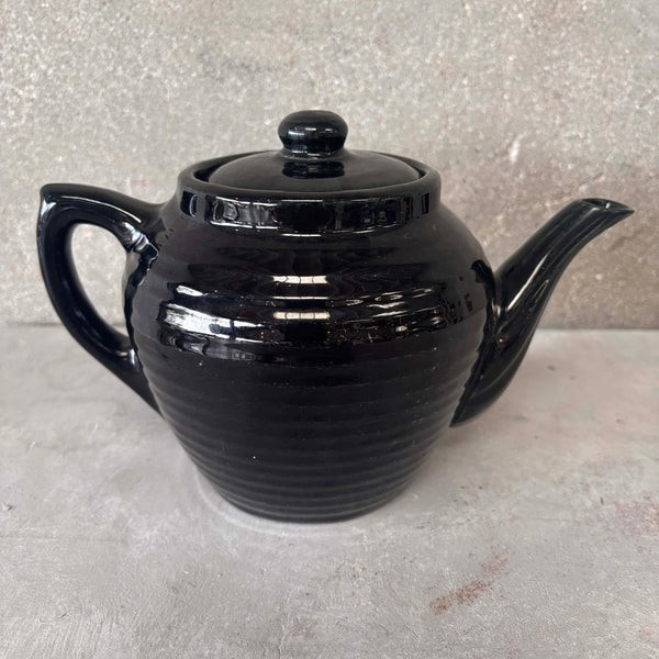 Bauer Ringware Mini Black Teapot