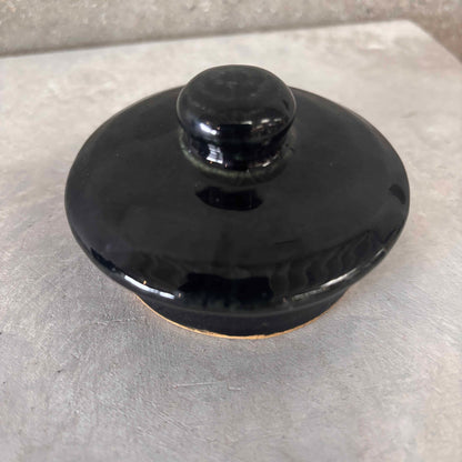 Bauer Ringware Black Teapot