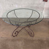 Five Piece Art Deco Patio Set - Table & Four Chairs w/ Cushions