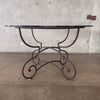 Five Piece Art Deco Patio Set - Table & Four Chairs w/ Cushions