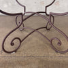 Five Piece Art Deco Patio Set - Table & Four Chairs w/ Cushions