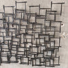 Brutalist Metal Wall Sculpture "Nail Art"