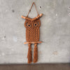 Vintage Large Macrame Owl