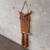 Vintage Large Macrame Owl
