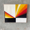 Mid Century Abstract Oil Painting Signed Mendelson 1969