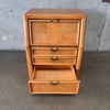 Vintage Broyhill Premier Oak & Burlwood Side Table