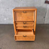 Vintage Broyhill Premier Oak & Burlwood Side Table