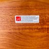 Mid Century Danish Teak Tri-Fold Round Wall Mirror By Pedersen & Hansen