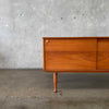 Danish Modern Teak & Brass Credenza
