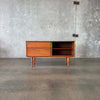 Danish Modern Teak & Brass Credenza