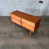 Danish Modern Teak & Brass Credenza