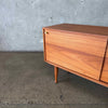 Danish Modern Teak & Brass Credenza