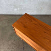 Danish Modern Teak & Brass Credenza