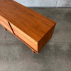Danish Modern Teak & Brass Credenza