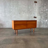 Danish Modern Teak & Brass Credenza