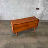 Danish Modern Teak & Brass Credenza