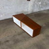 Pair of Modular Cube Table Or Entertainment Center By Coalesse