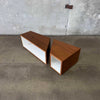 Pair of Modular Cube Table Or Entertainment Center By Coalesse