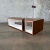 Pair of Modular Cube Table Or Entertainment Center By Coalesse