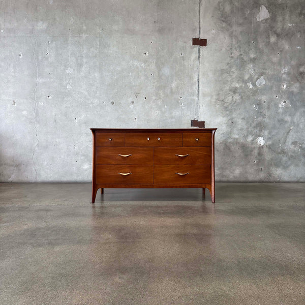 Mid Century Modern Seven Drawer Dresser By Drexel - Dateline Series 1960s