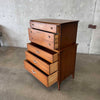 Mid Century Modern Highboy Dresser By Drexel - Dateline Series 1960s
