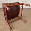 Vintage "Thebes" Stool With Custom Down Filled Cushion (AS-IS)