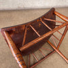 Vintage "Thebes" Stool With Custom Down Filled Cushion (AS-IS)