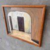 Vintage Oil Painting "Hallway" In Oak Frame