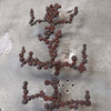 Brutalist Metal Punch Sculpture - Vertical or Horizontal