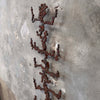 Brutalist Metal Punch Sculpture - Vertical or Horizontal