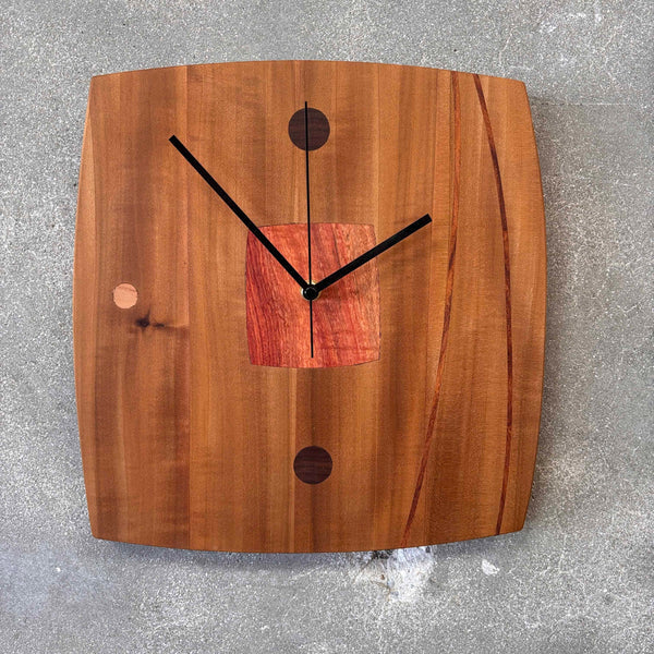 Lauren Verdugo Mixed Wood Clock #2