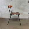 Clifford Pascoe Iron Chair w/ Marimekko Seat
