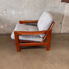 Danish Modern Solid Teak Lounge Chair