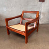 Danish Modern Solid Teak Lounge Chair