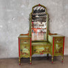 Antique Painted Chinoiserie Vanity