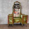 Antique Painted Chinoiserie Vanity