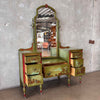 Antique Painted Chinoiserie Vanity