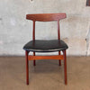 Set of 4 Danish Modern Bruno Hansen Chairs, Henning Kaernulf Made in Denmark