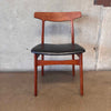 Set of 4 Danish Modern Bruno Hansen Chairs, Henning Kaernulf Made in Denmark